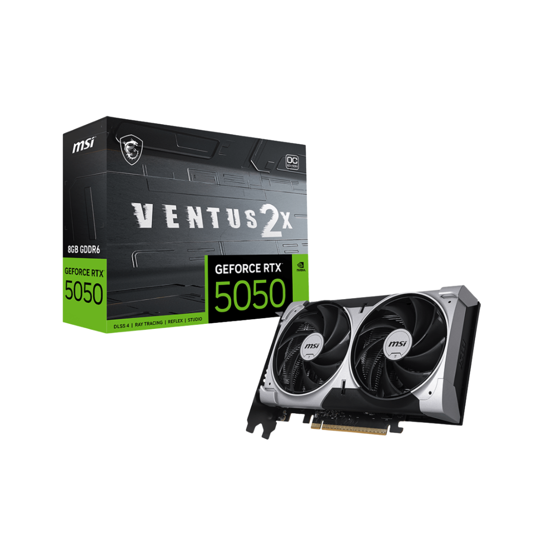 MSI RTX 5050 Ventus 2X OC 8GB GDDR6 Graphics Card
