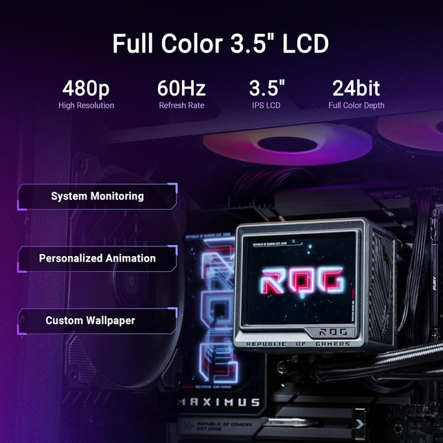 ASUS ROG RYUJIN III 360 ARGB Extreme Liquid Cpu Cooler (Black | White ...