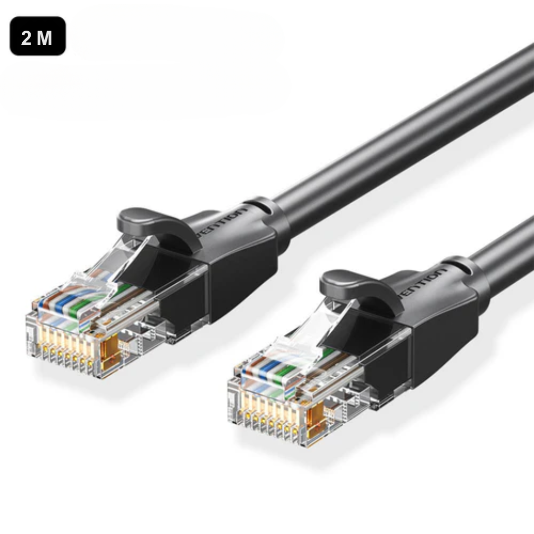 Vention Cat6 UTP Patch Cable - Black ( 1M- IBEBF | 2M - IBEBH )