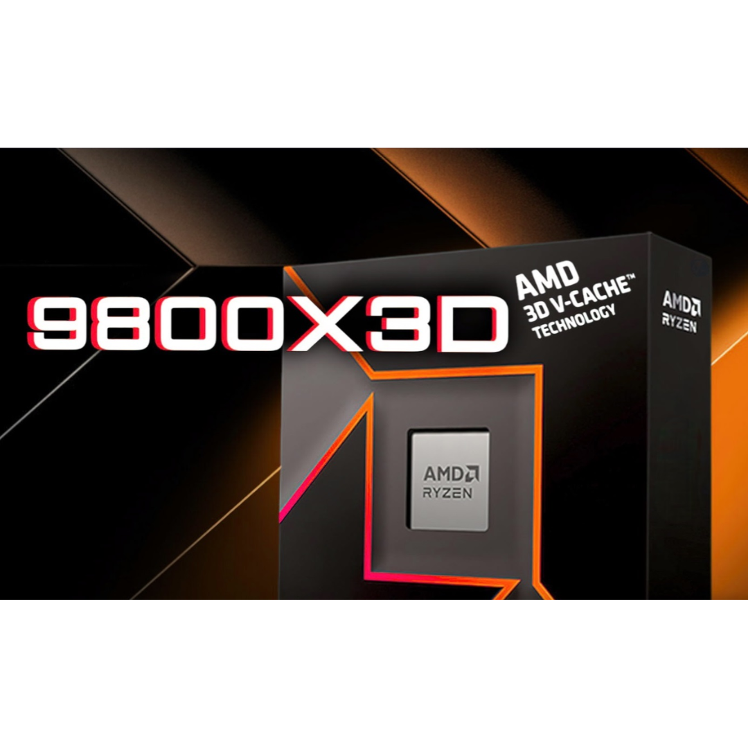 AMD Ryzen 7 9800X3D (AM5) Processor 8-Core 16-Threads Boxed AMD Ryzen 7 9800X3D (AM5) Processor 8-Core 16-Threads Boxed