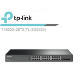 TPLink T1600G-28TS ( TL-SG2424 ) JetStream 24-Port Gigabit Smart Switch with 4 SFP Slots