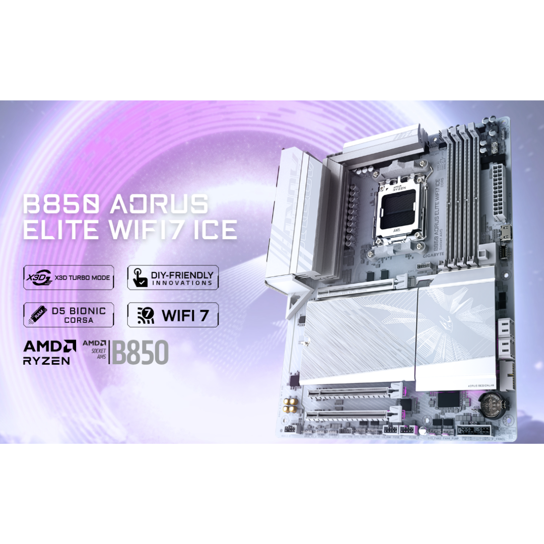 Gigabyte B850 Aorus Elite WiFi7 ICE 4*d5 ATX AM5