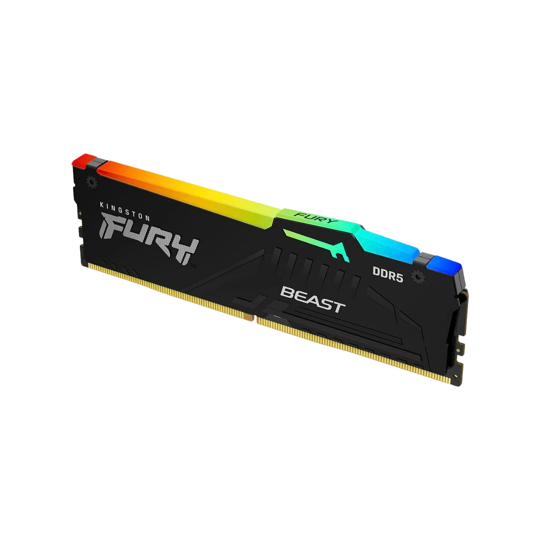 Kingston Fury Beast 16GB single DDR5 6000MTs CL36 KF560C36BBE2A-16 Desktop Memory