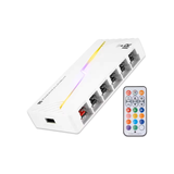 Thermalright X12 IR 12-Port ARGB and PWM Fan HUB White