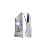 Trendsonic Vesta Tempered Glass Side ATX Gaming Case White