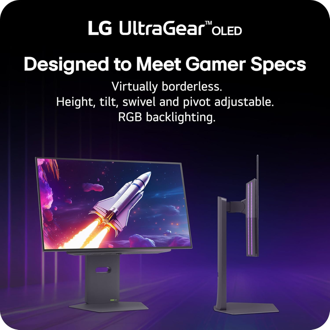 LG UltraGear OLED 27GX790A 27" 480Hz QHD 2560x1440 0.03ms G-Sync Compatible DisplayPort 2.1 Gaming Monitor