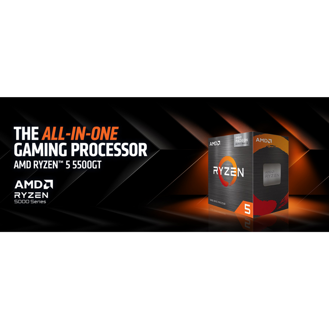 AMD Ryzen 5 5500GT 3.60-4.40GHz 6-Core 12-Thread Processor Boxed