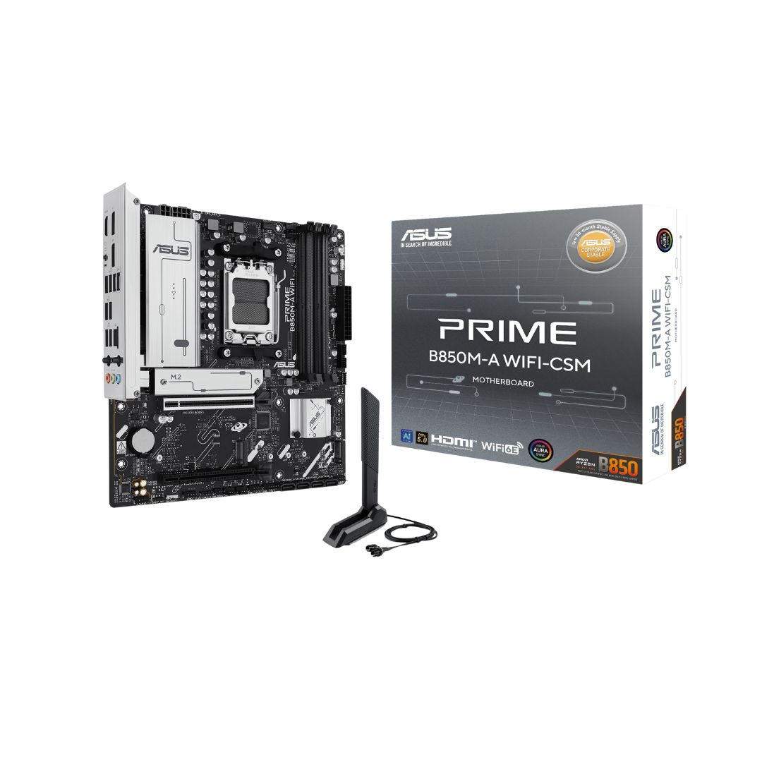 Asus Prime B850M-A WIFI-CSM DDR5 AM5 Motherboard