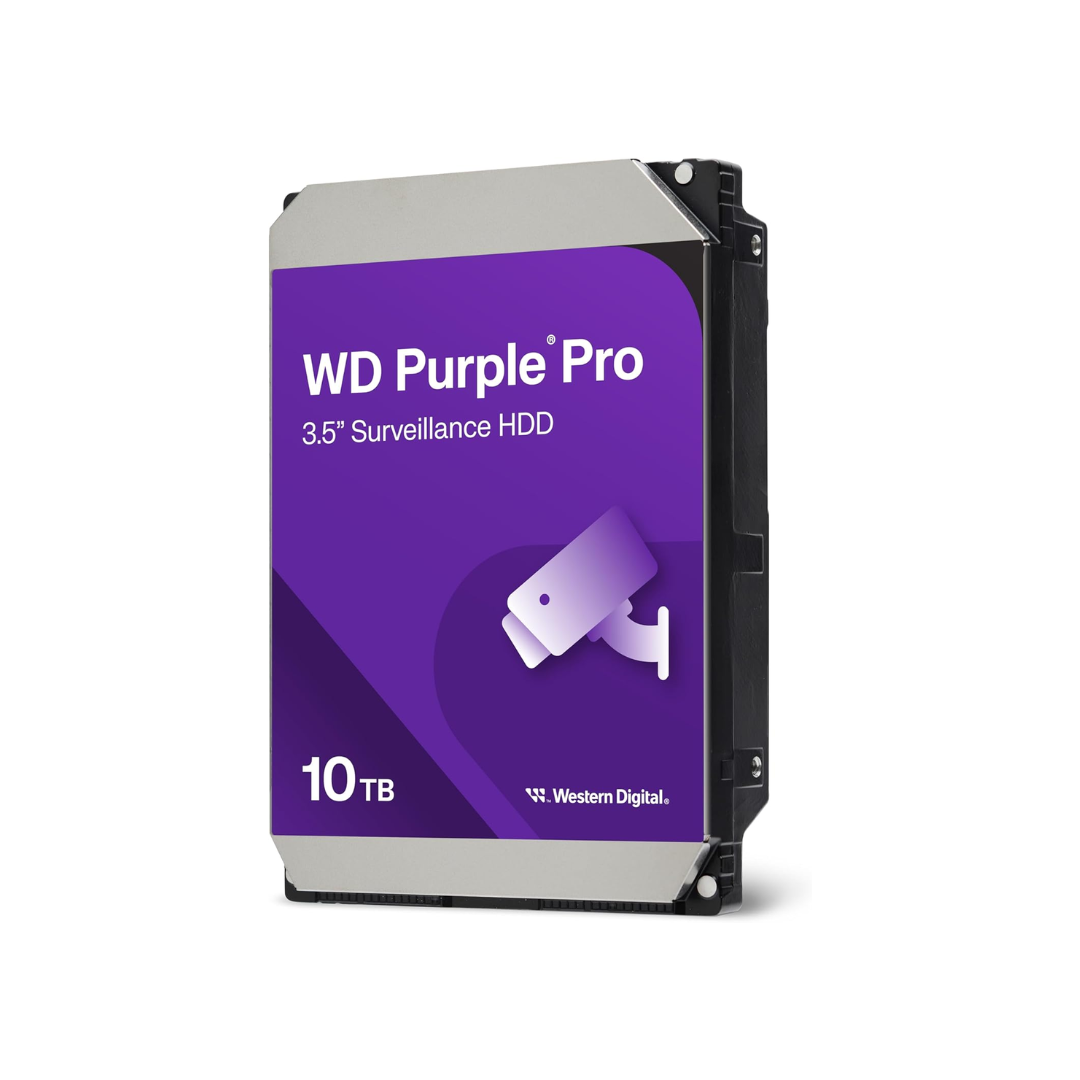 WD Purple Pro 10TB Surveillance 3.5" Hard Drive WD102PURP