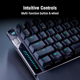 Asus ROG Falcata Split Magnetic 75% Analog Black Gaming Keyboard (ROG HFX V2 Magnetic Switch) M703