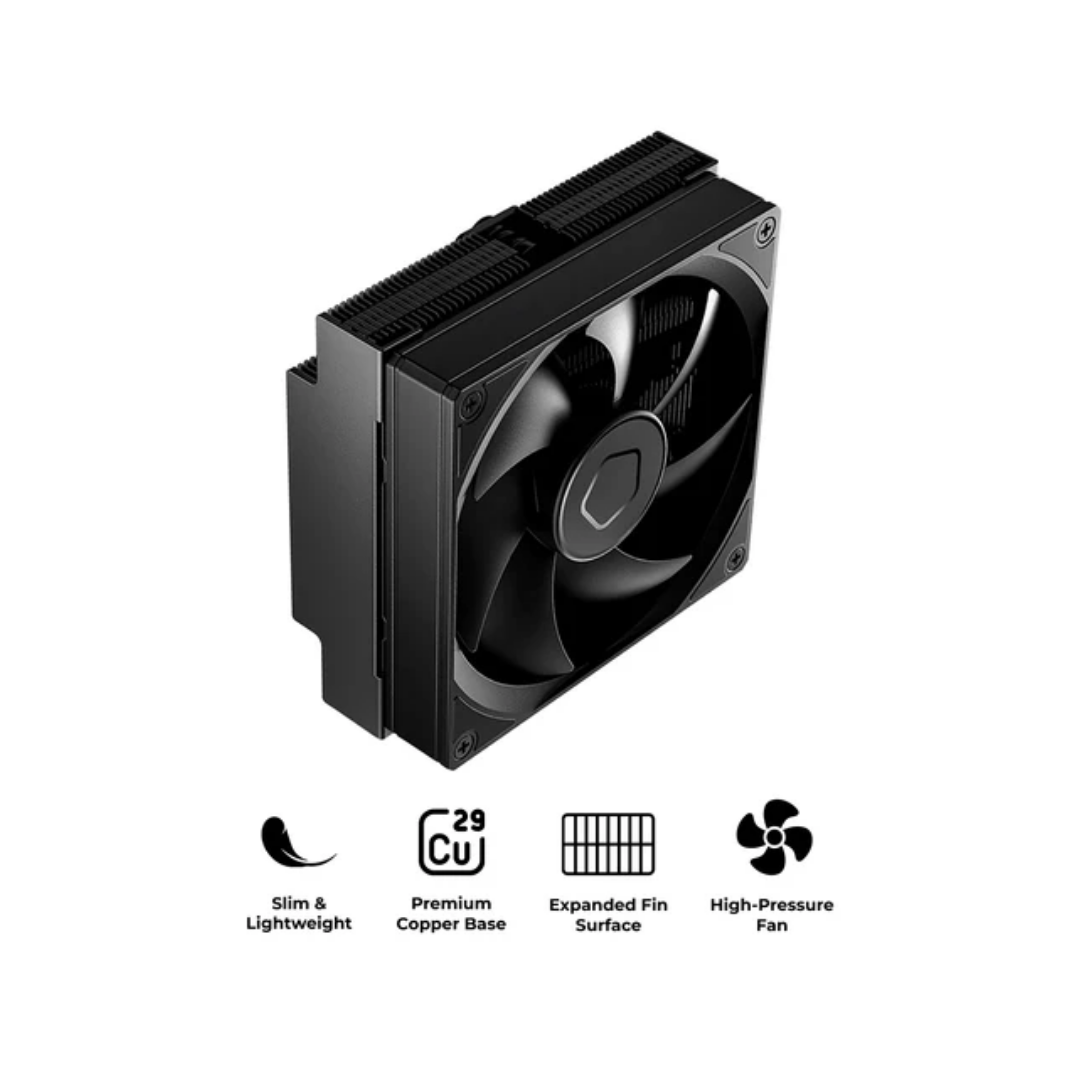 ID Cooling IS-47-XT V2 Black 47mm LOW PROFILE CPU Cooler