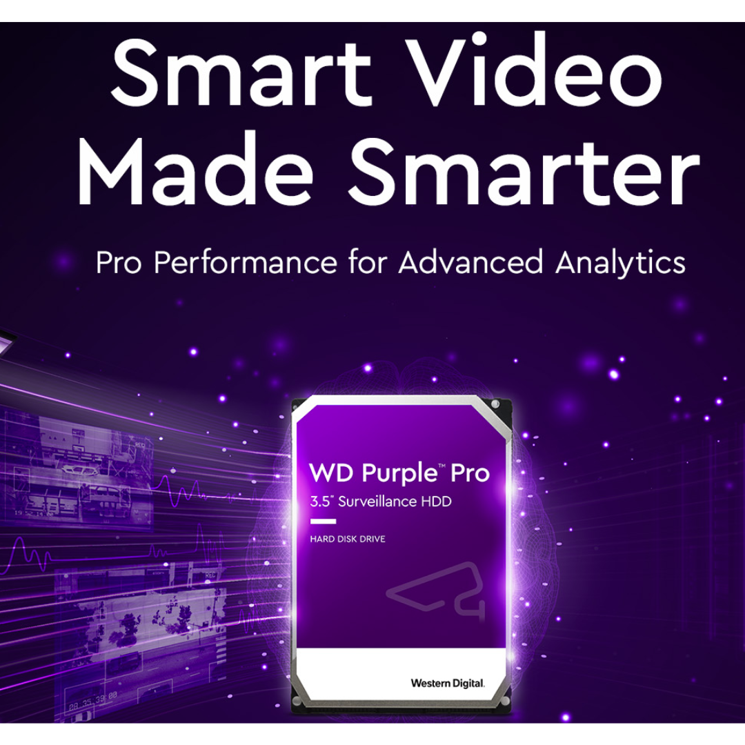 WD Purple Pro 10TB Surveillance 3.5" Hard Drive WD102PURP