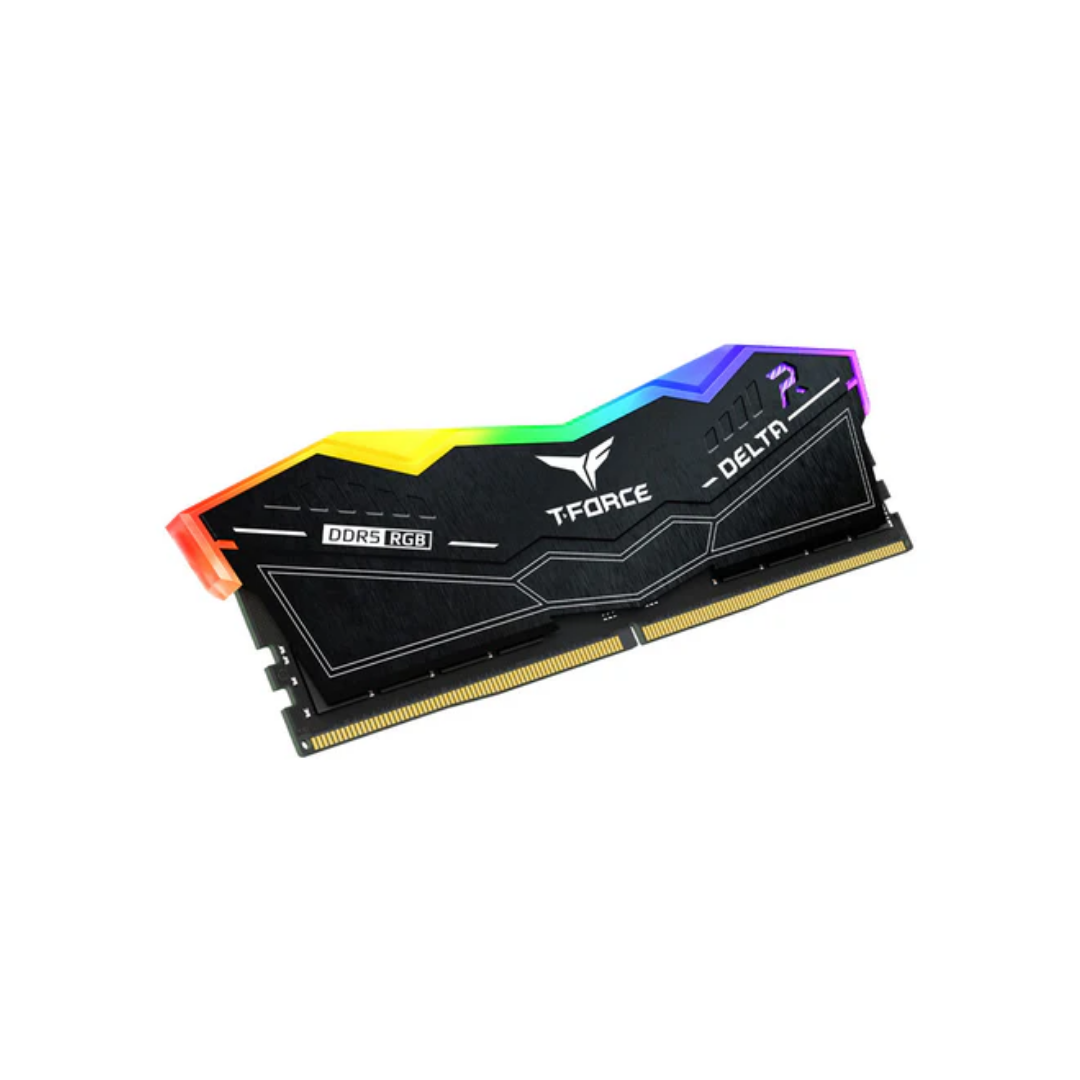 T-Force Delta RGB 16GB single Black DDR5 6000MT/s Desktop Memory FF3D516G6000HC38J01