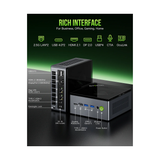 GMKtec M7 Pro NucBox Mini PC (Black) - AMD Ryzen 9 Pro 6950H | 16GB DDR4 | 1TB M.2 | AMD Radeon 680M | Windows 11 Pro