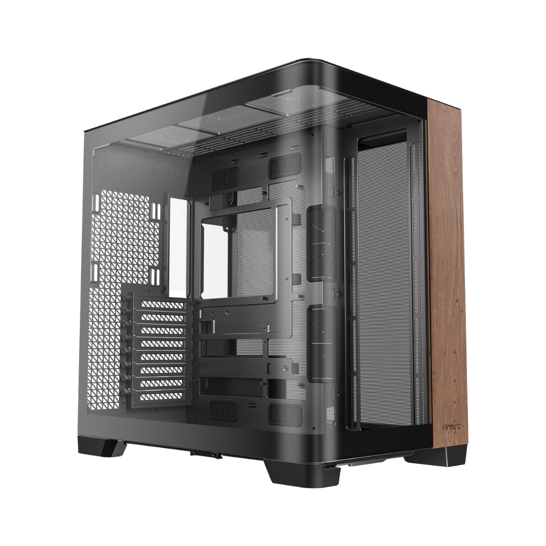 Antec C8 Curve Wood Full Tower E-ATX TG Dual Chamber Chassis