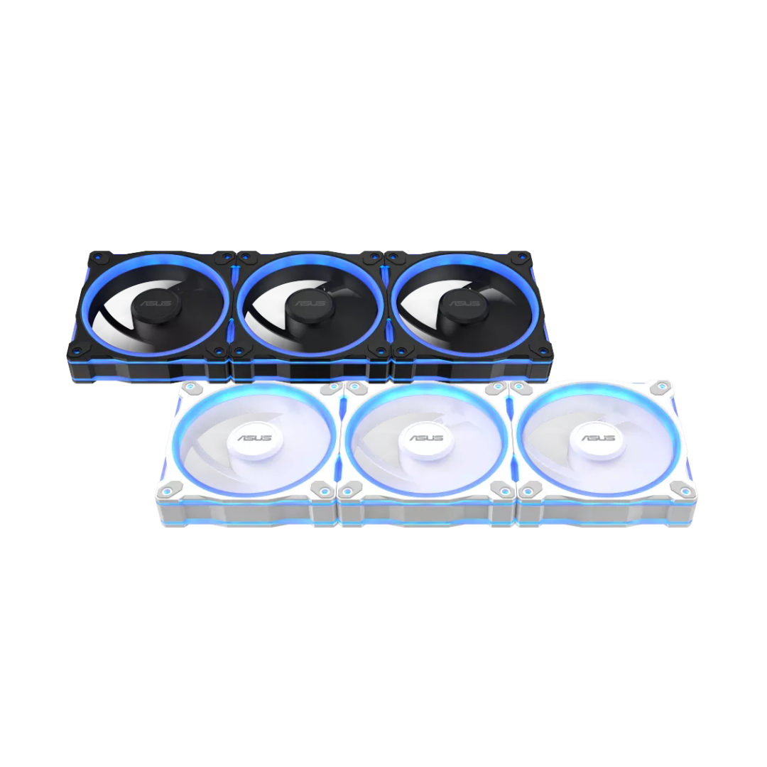 Asus Prime MR120 ARGB Reverse Fan - Triple Pack ( Black | White )