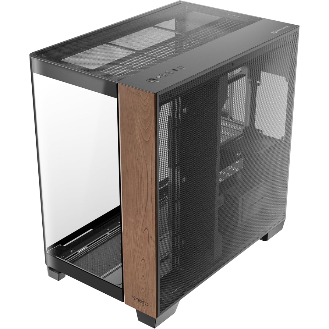 Antec C8 Curve Wood Full Tower E-ATX TG Dual Chamber Chassis