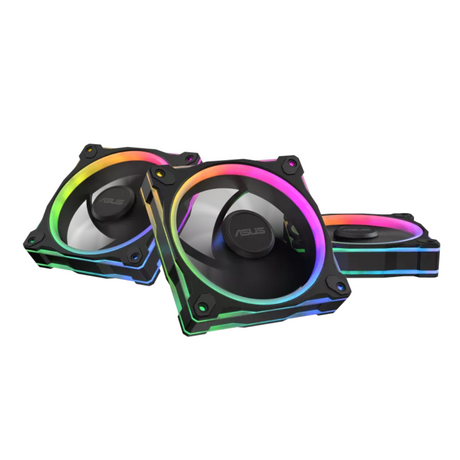 Asus Prime MR120 ARGB Reverse Fan - Triple Pack ( Black | White )
