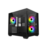FSP S140-BA aRGB Black mATX Gaming PC Case