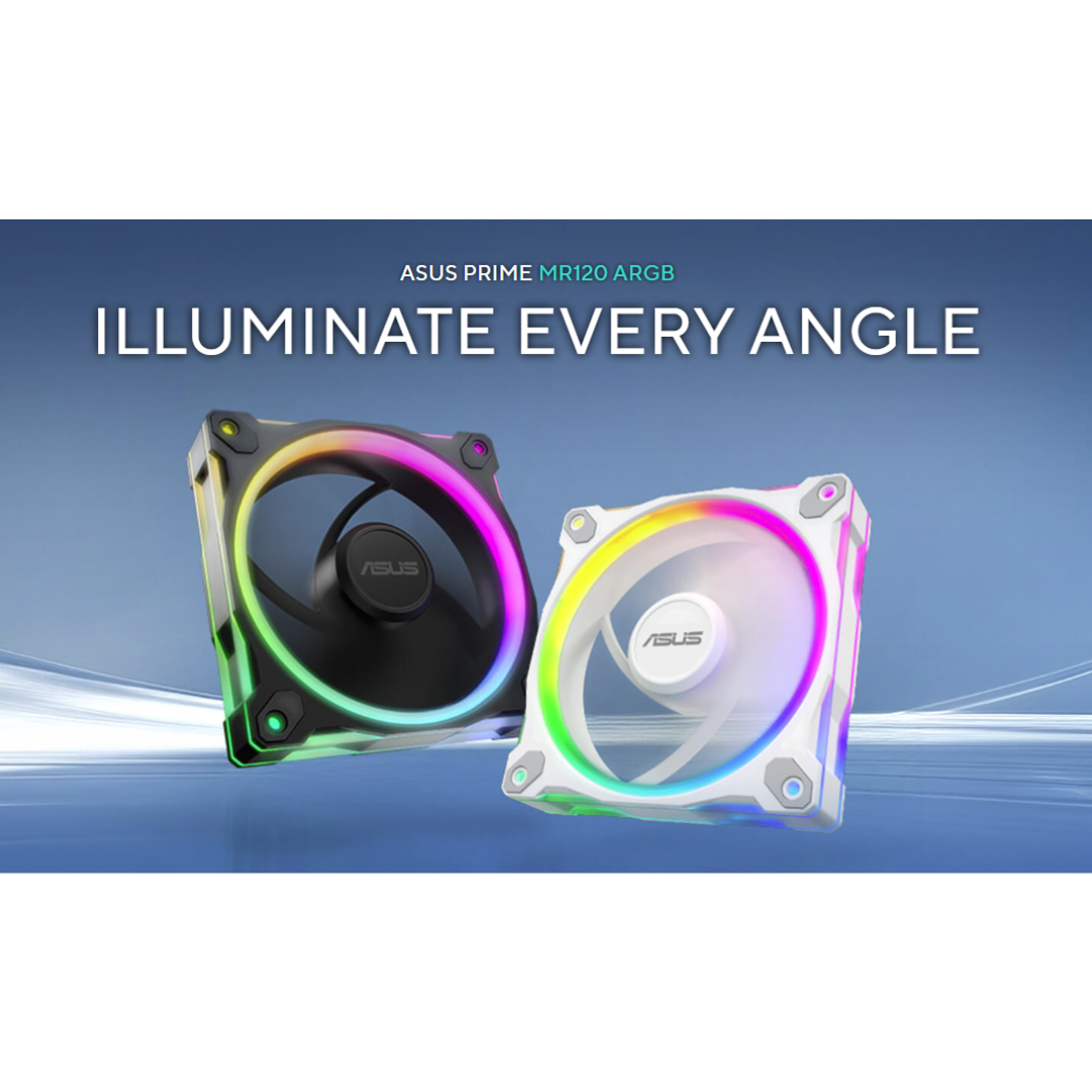 Asus Prime MR120 ARGB Fan - Triple Pack ( Black | White )