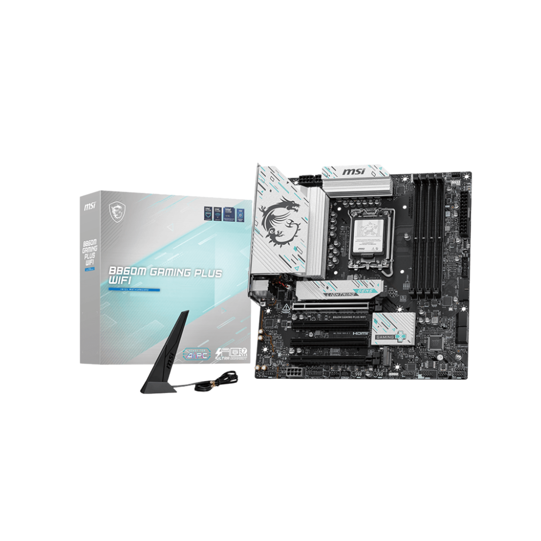 MSI B860M Gaming Plus WiFi 4*D5 mATX LGA1851 Motherboard