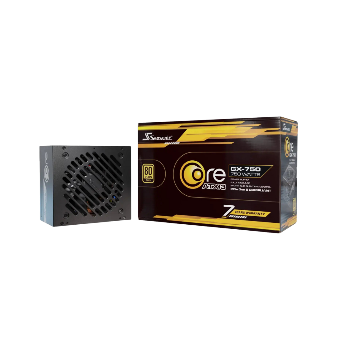 Seasonic Core GX-750 GOLD 750watts atx3 V2 80+ Fully Modular PSU SRP-CGX751