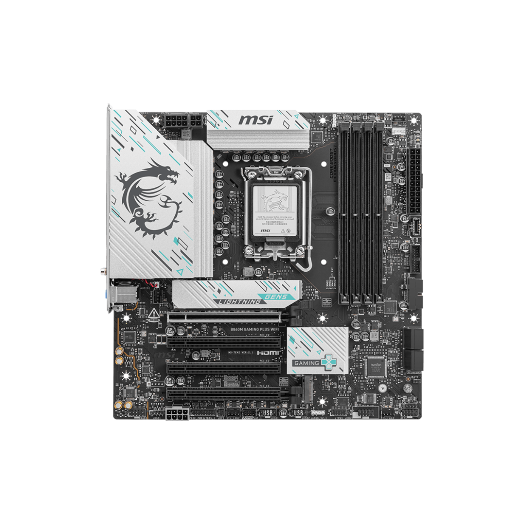 MSI B860M Gaming Plus WiFi 4*D5 mATX LGA1851 Motherboard
