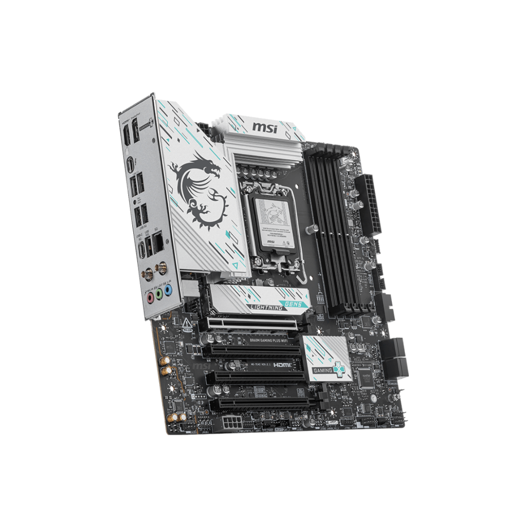 MSI B860M Gaming Plus WiFi 4*D5 mATX LGA1851 Motherboard