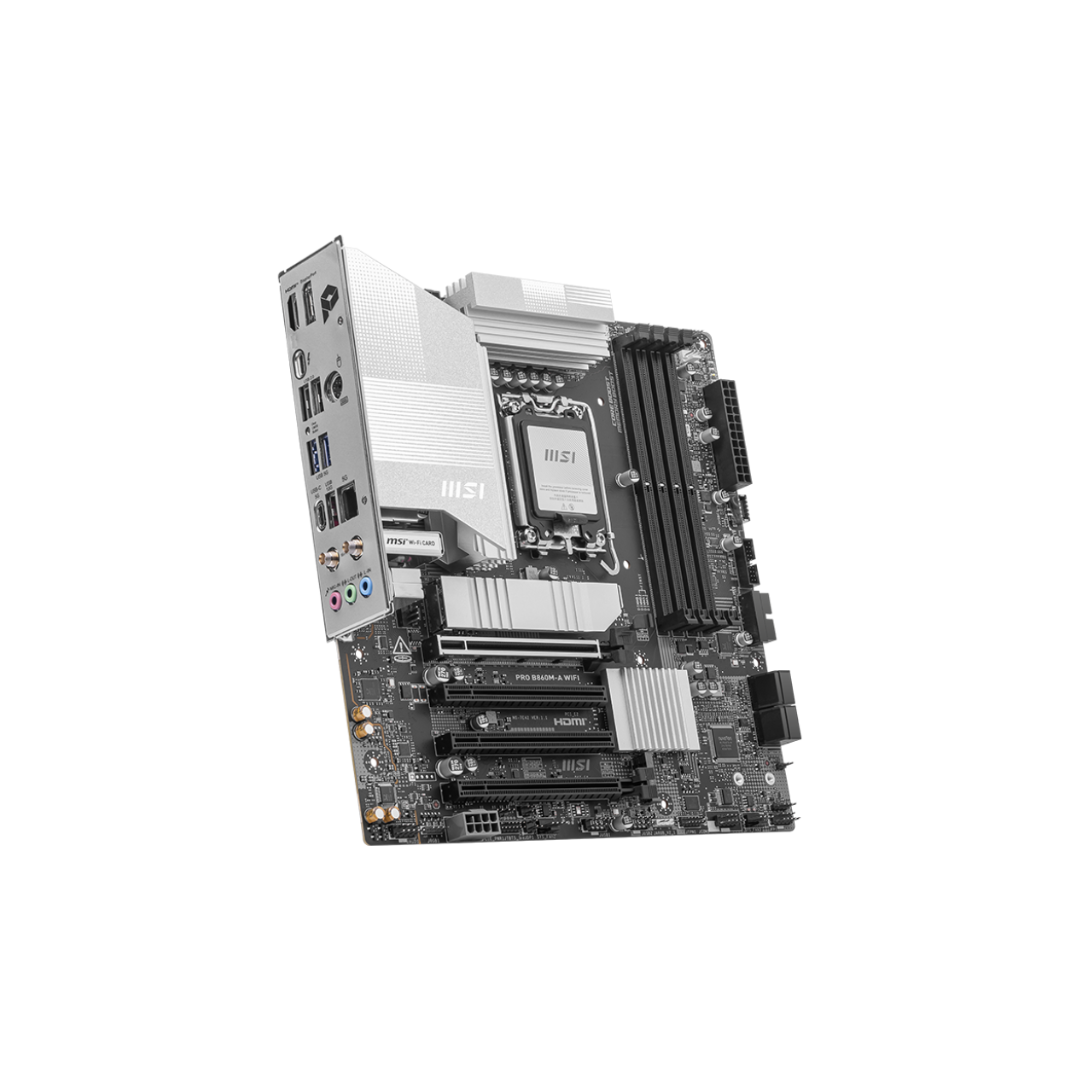 MSI Pro B860M-A WiFi 4*D5 mATX LGA1851 Motherboard