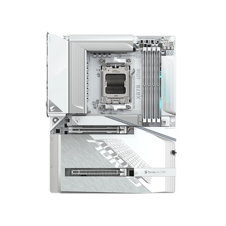 Gigabyte X870 AORUS STEALTH ICE DDR5 WiFi7 AM5 Motherboard