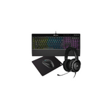 Corsair iCue 5000D Airflow RGB Black TG Midtower + Corsair 4in1 Gaming Bundle (K55 Pro Keyboard, Harpoon Mouse, MM300 Mousepad, HS50 Headset)