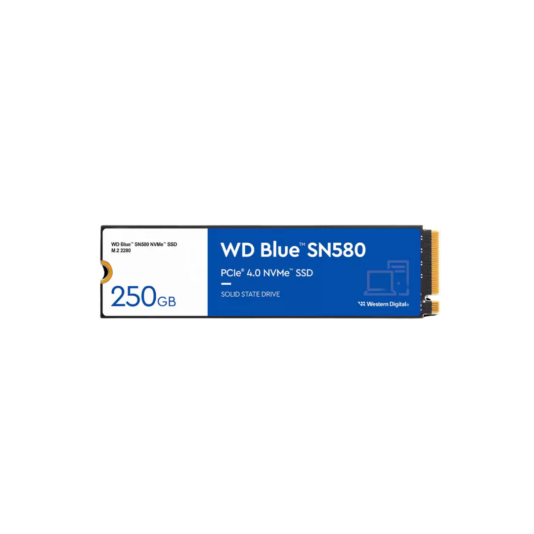 Western Digital M.2 Blue 250GB SN580 NVME SSD Gen4 WDS250G3B0E