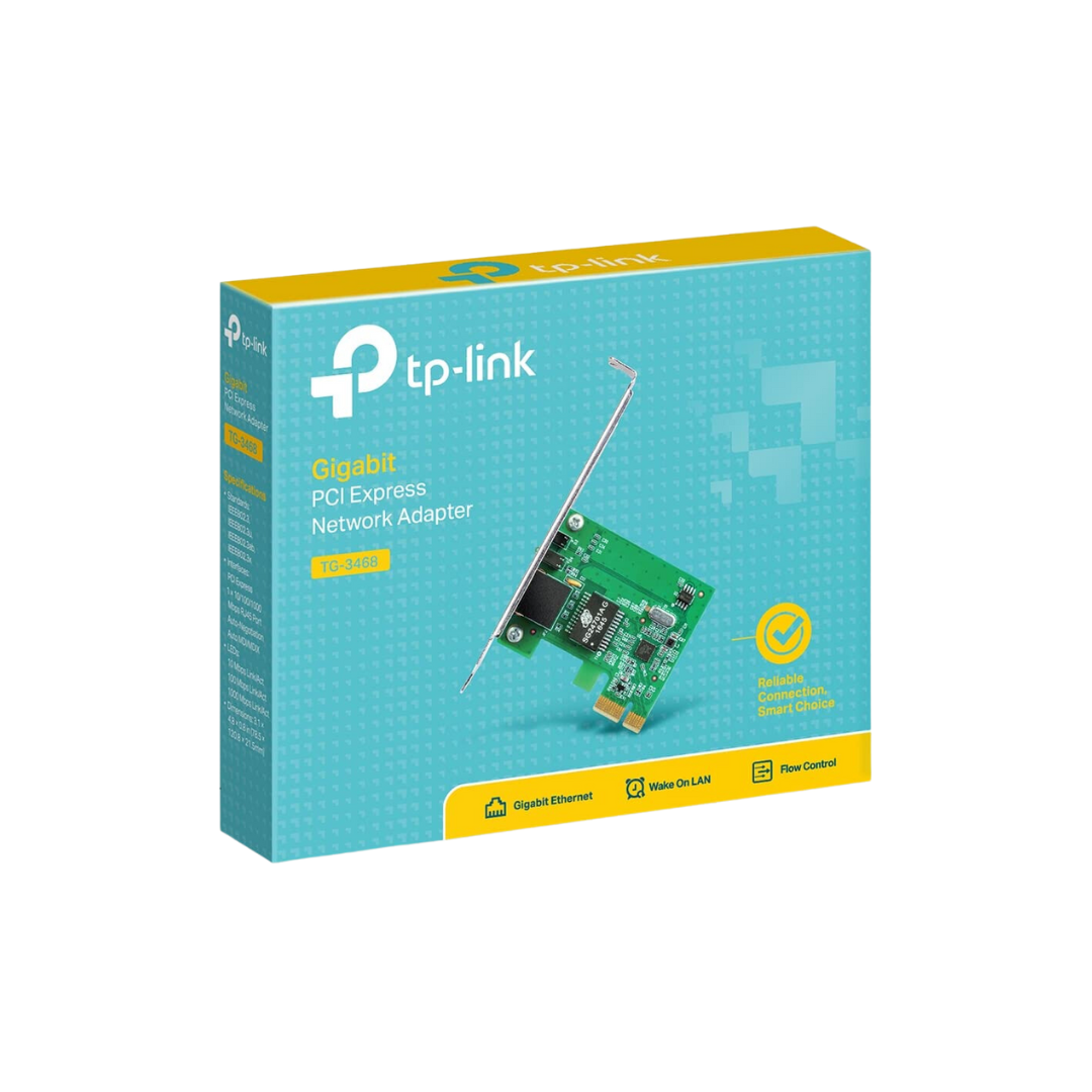 TPLink TG-3468 Gigabit PCI Express Network Adapter – DynaQuest PC