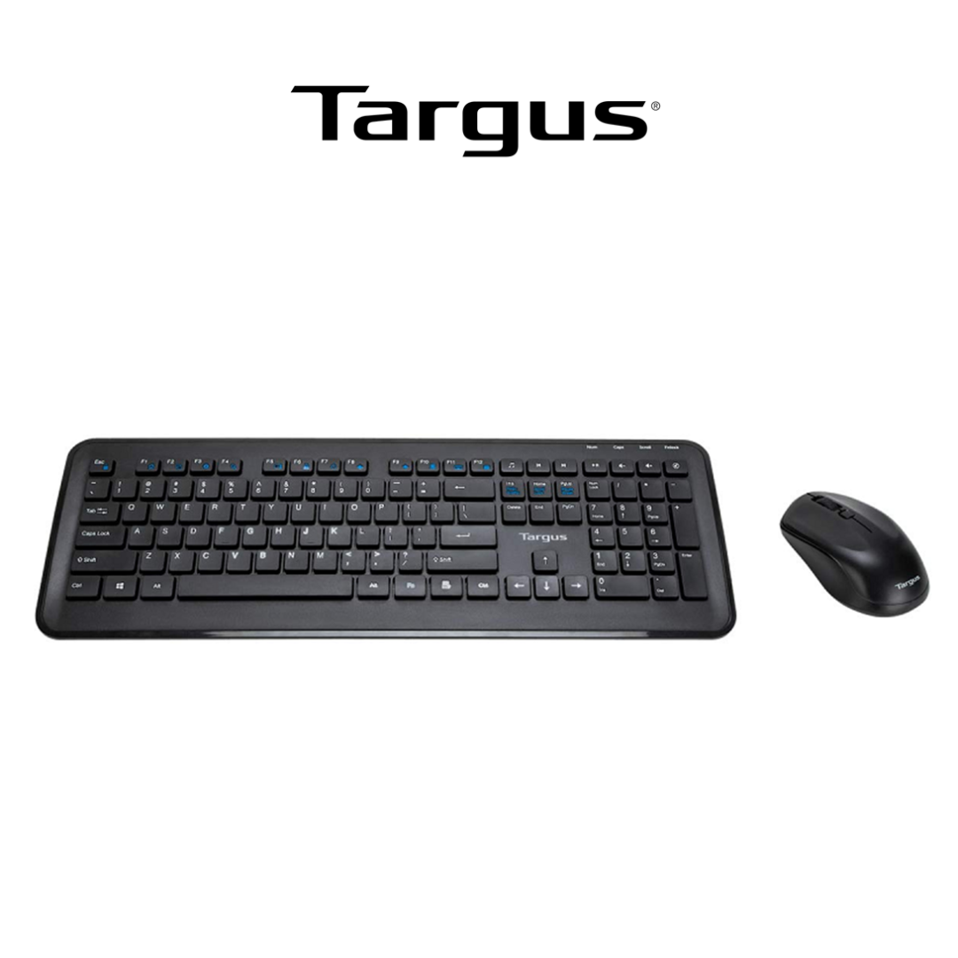 Targus KM610 2.4GHz Wireless Black Keyboard and Mouse Combo AKM610AP