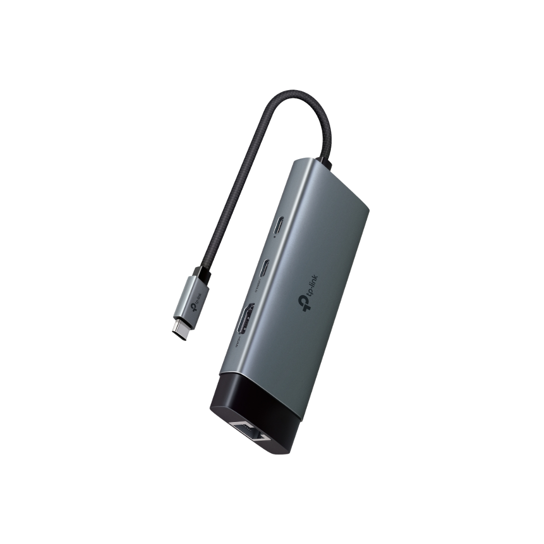 TP-Link UH6120C USB 3.0 Type-C 6-in-1 Portable USB Hub | USB-C | Plug & Play | Gigabit Connection | 100W Fast Charging