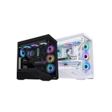 Lian Li Vector V100 ATX TG Mid-Tower PC Case with Pre-Installed LED RGB Strip ( Black V100X | White V100W )