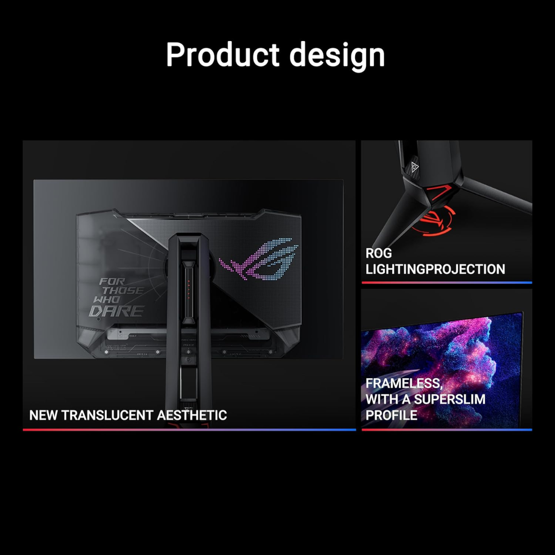 Asus ROG Swift OLED PG27AQDP 27" 480Hz QHD 2560x1440 0.03ms (GTG) WOLED Ultra-Fast Gaming Monitor