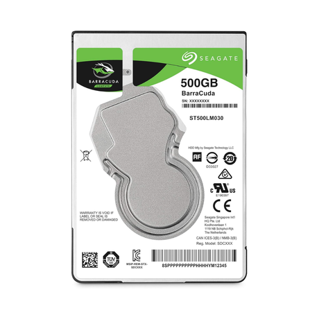 Seagate Barracuda 500GB 2.5" HDD ST500LM030