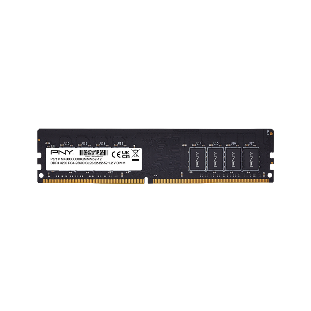 PNY 8GB DDR4 3200MHz (PC4-25600) Single Desktop Memory MD8GSD4320016-TB