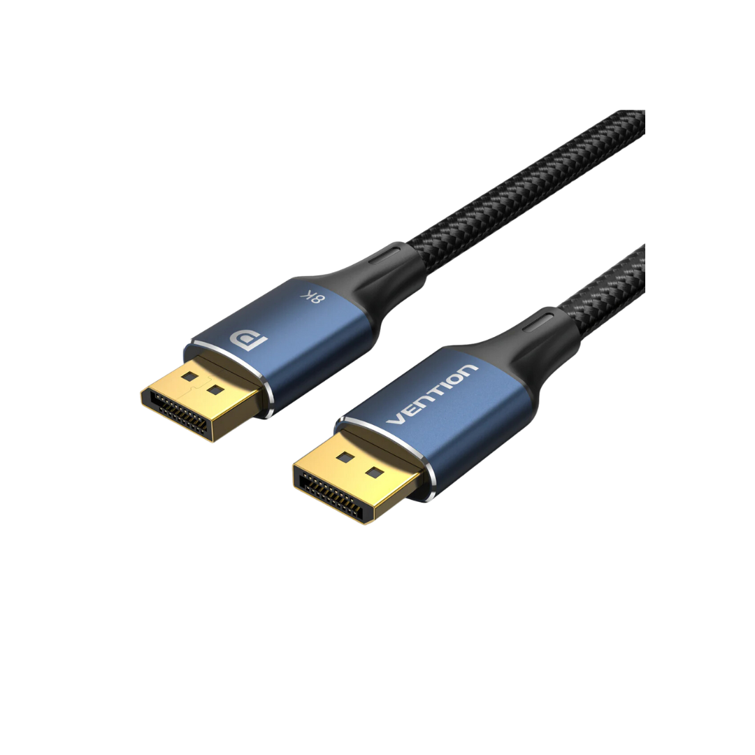 Vention DP Male to DP Male 8K@60Hz/4K@144Hz 2mts DP Male Cable HCELH