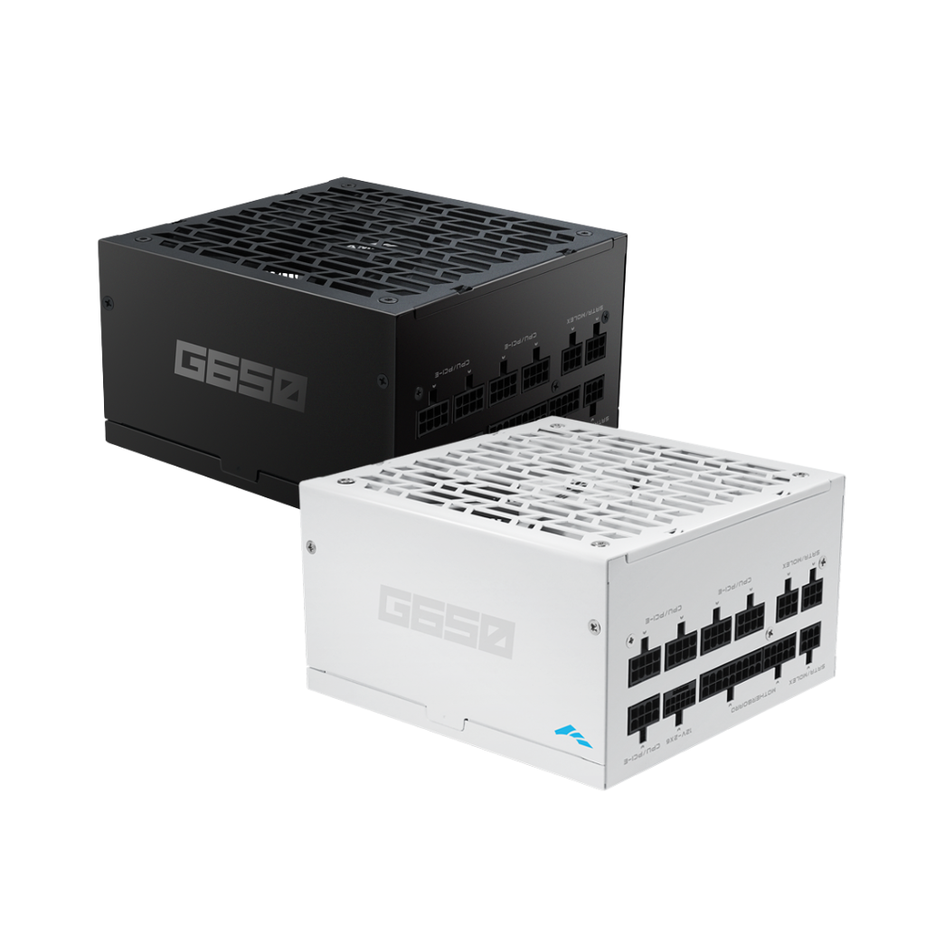 Sama G650 Gold 650W 80+ ATX 3.1 PCIe 5.1 Ready Fully Modular Power Supply with Braided Pattern Cables ( Black G0650-BKGFF001-US | White G0650-WHGFF001-US )