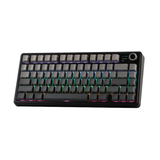 Aula F75 Max Wireless RGB Gradient Gray Reaper Switch Mechanical Keyboard with TFT screen and Knob