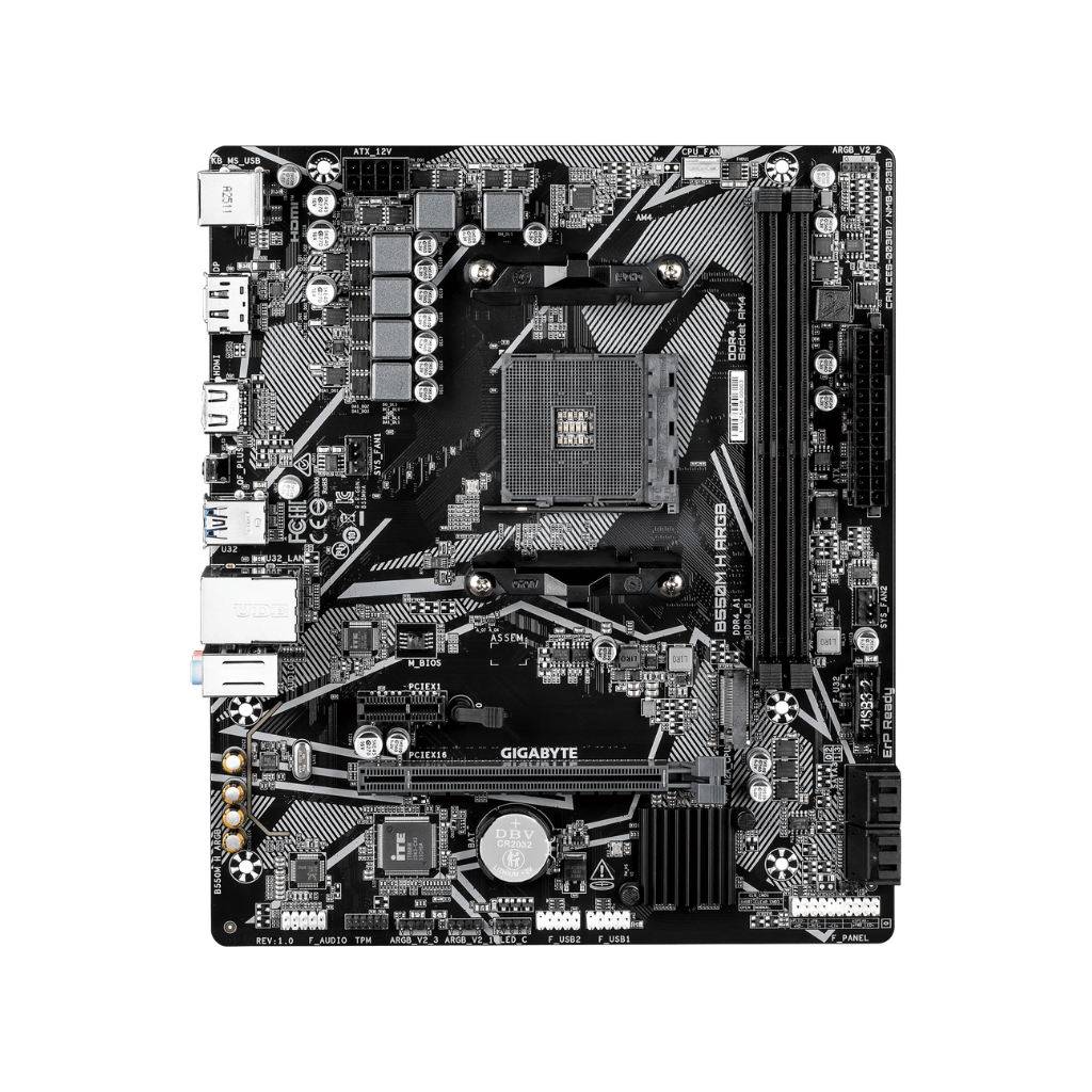 Gigabyte B550M H ARGB (Rev.1.0) DDR4 Ultra Durable AM4 Motherboard
