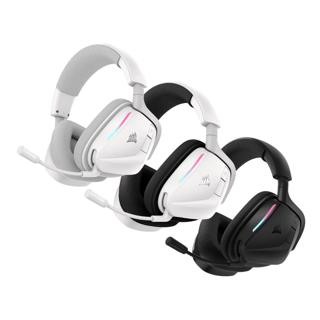 Corsair Void Wireless v2 Gaming Headset with Bluetooth for Nintendo Switch/ Playstation/ PC/ Mac/ Mobile ( Carbon CA-9011379-WW | White CA-9011380-WW | Black/White CA-9011393-WW )