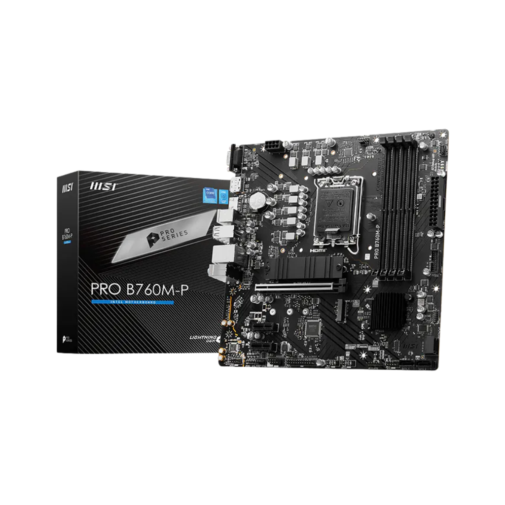 MSI Pro B760M-P DDR5 LGA1700 Motherboard