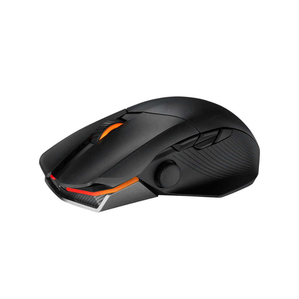 Asus ROG Chakram X Origin Wireless RGB Gaming Mouse P708 (Translucent Black & Silver)
