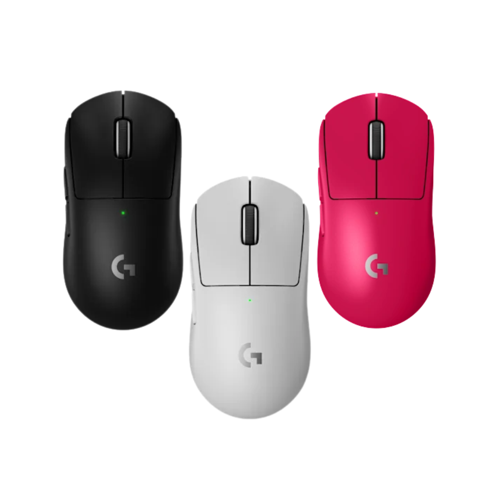 Logitech G Pro X Superlight 2 Lightspeed Wireless Gaming Mouse (Black, White, Magenta)