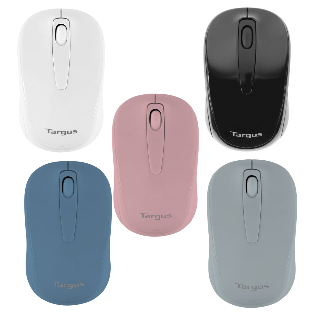 Targus W600 Wireless Optical Mouse (White/Black/Pink/Grey/Blue)