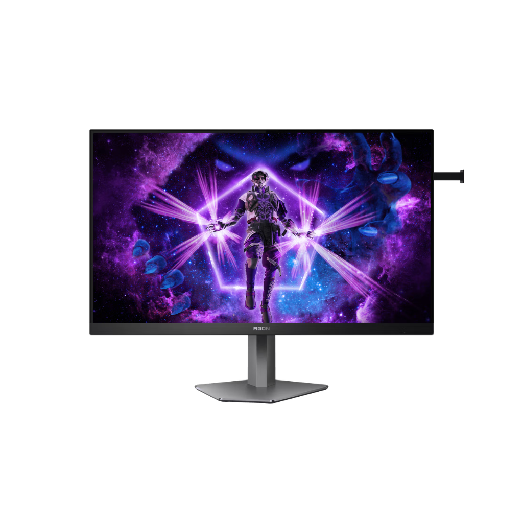 AOC Agon Pro AG276UZ 27" Dual Mode @ 240Hz UHD (3840x2160) / @ 480Hz FHD (1920x1080) 0.3ms MPRT Fast IPS Gaming Monitor with Tilt, Pivot, Swivel & Height Adjustment (Black/Grey)