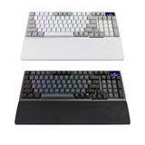 Asus ROG Azoth 96HE 96% Wireless Analog Gaming Keyboard M902 ROG HFX V2 Magnetic Switch (Black/White)